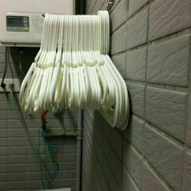 [熊好貼國際]長勾掛衣架(304不鏽鋼) 掛衣架 衣架收納 凹凸紋路牆面可貼(超黏貼)平滑牆面（重複貼）無痕掛勾掛鉤, , large