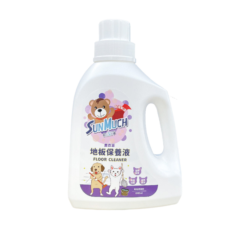 【SunMuch】熊潔淨 薰衣草地板保養液 1500ml, , large