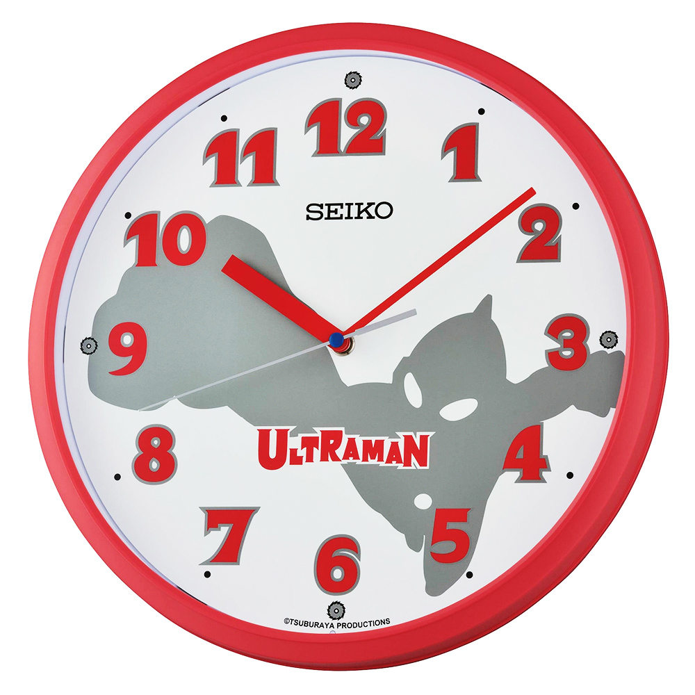 SEIKO 精工 超人力霸王 鹹蛋超人 數字掛鐘 時鐘 QHA902R, , large