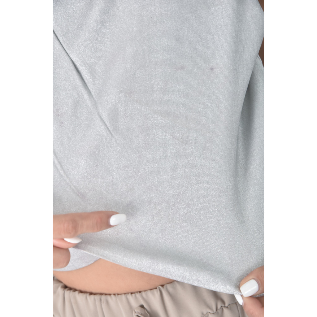 (S) kodz質感圓領灰色上衣二手衣, , large