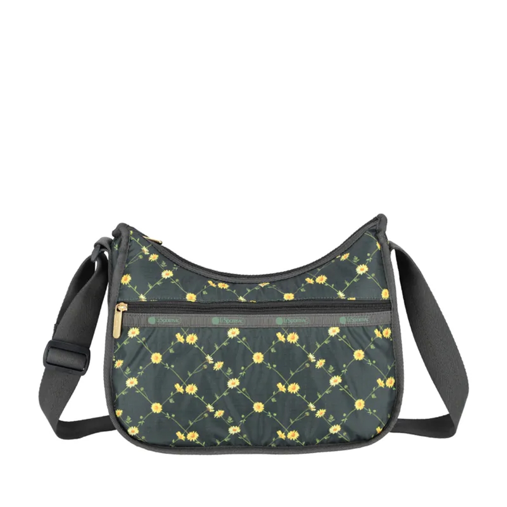 |快速出貨|Lesportsac Classic Hobo 經典斜背包 送禮-綠野雛菊, , large
