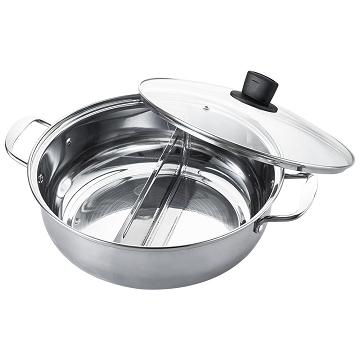 PERFECT 理想牌 極緻316不鏽鋼鴛鴦鍋雙耳湯鍋火鍋厚1.0mm 30cm雙耳-Leidea樂德兒