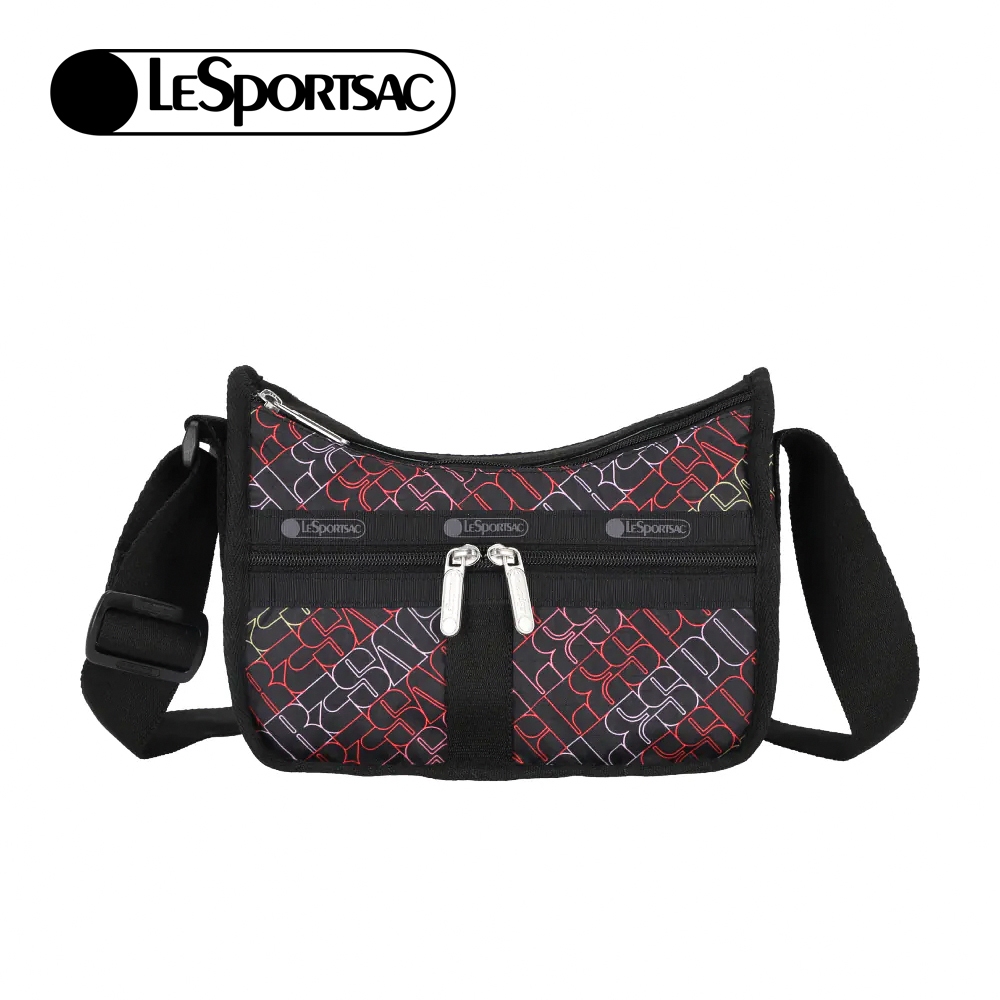|快速出貨|Lesportsac Small Everyday Bag 小型斜背包 送禮-霓光字舞, , large