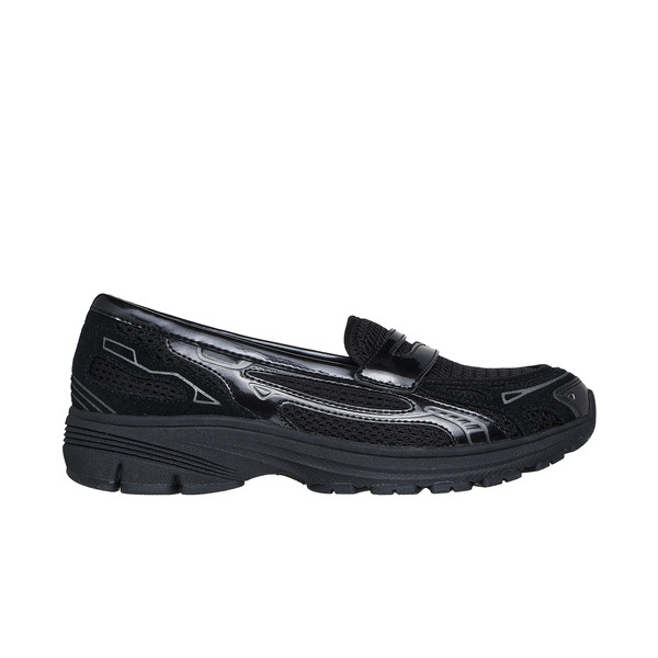 Kixpress-Skechers 思克威爾 Var-City 女 休閒鞋 樂福鞋 Y2K 舒適 穿搭 黑 [159305BBK], , large