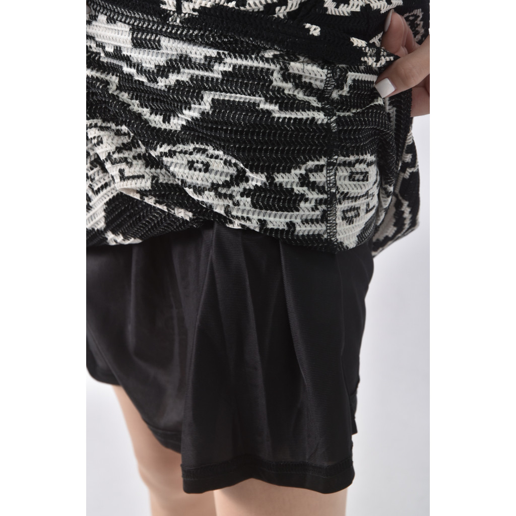 (M) net圓領黑色洋裝二手衣, , large