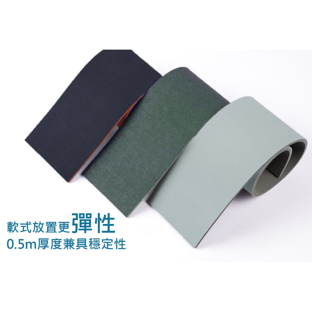 【Monster】 Soft Diatomaceous Earth Vanity Absorbent Mat, Set of 2 (60x10cm) &ndash; Cool Rock Gray, , large