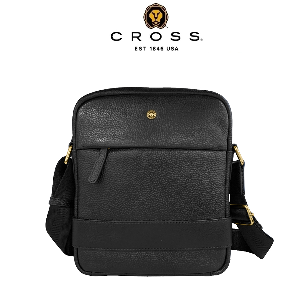 【CROSS】台灣總經銷 限量1折 頂級小牛皮肩背包 歐瑞恩系列 全新專櫃展示品, , large