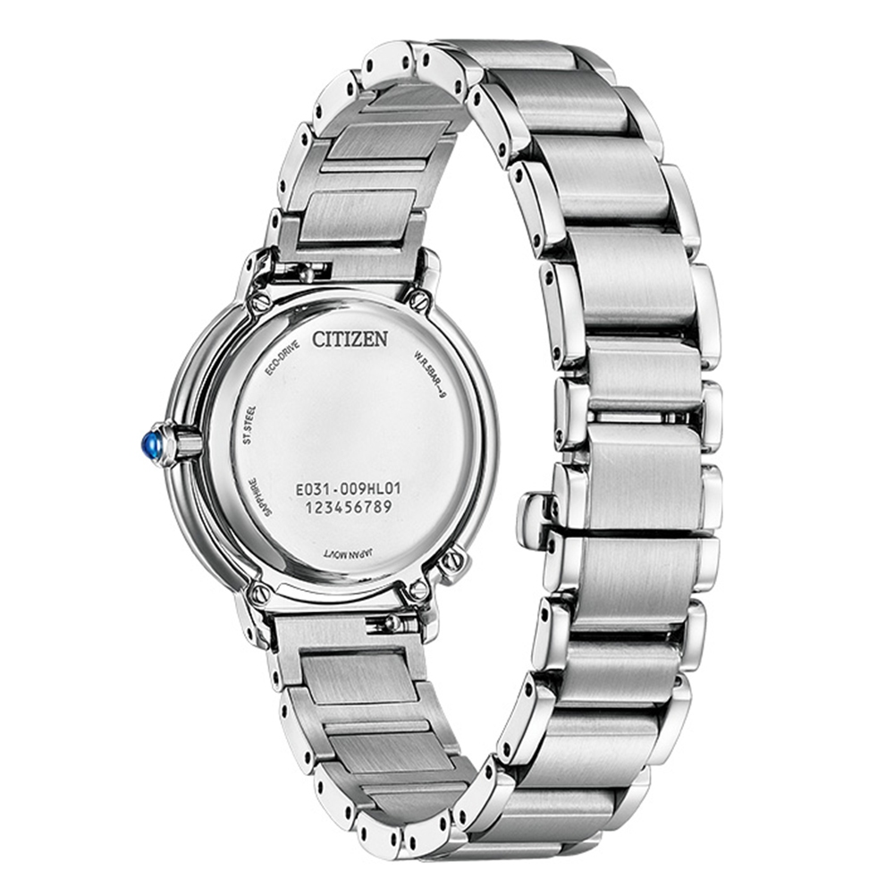 CITIZEN 星辰 L系列 曙光 光動能鑽石女錶 附贈皮革錶帶 EM1090-78X, , large