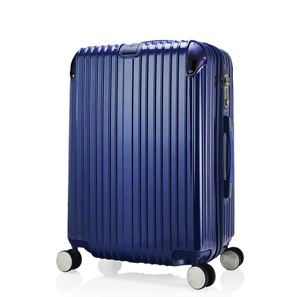 【ALLEZ】"Too Late to MeetII" 28-inch Luggage with Metal Corner Blue, , large