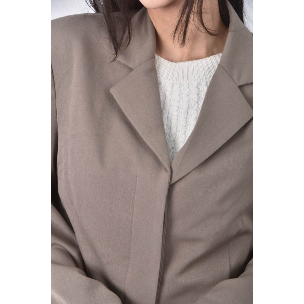 (S) agnes b西裝棕色外套二手衣, , large