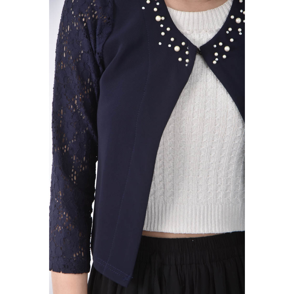 (S) eyescream珍珠藍色外套二手衣, , large