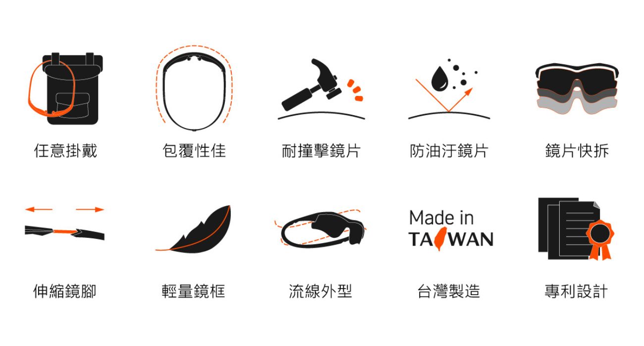 [五揚]EYEGLE GRAVITY星環系列 磁吸式偏光太陽眼鏡 EG-S005080 天冑黃, , large