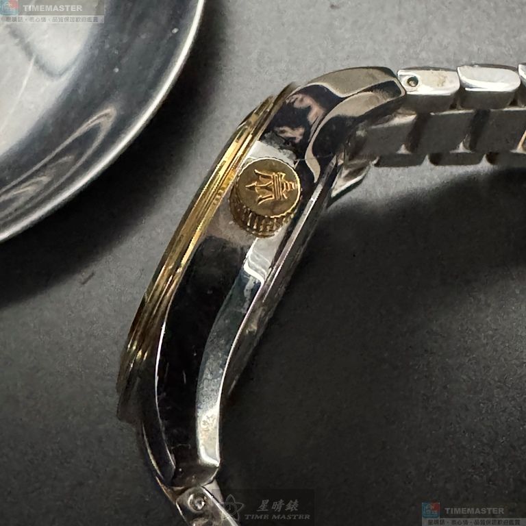 [星晴錶業]MASERATI手錶,38mm,R8853112504白色錶面金色錶殼金銀相間精鋼錶帶款, , large