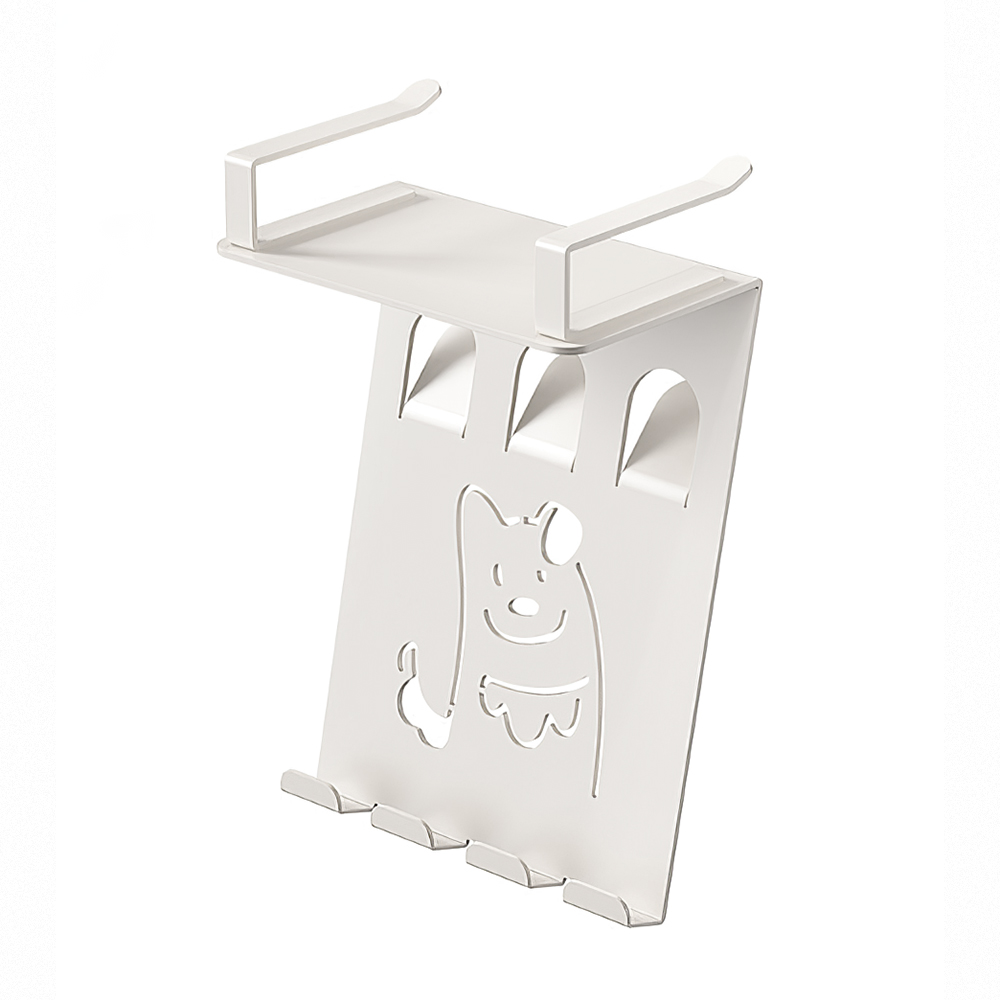 【上手家居】懸掛廚房手機架-白色(廚房掛鉤架/手機支架/櫥櫃下掛架/手機座/廚房掛架), , large