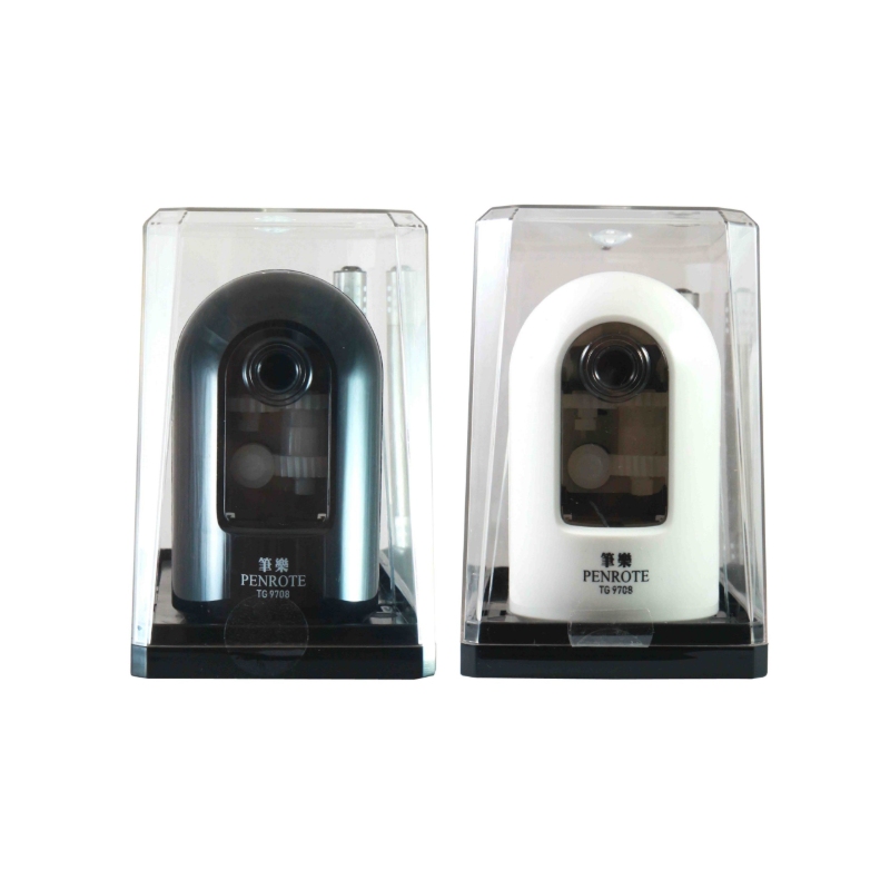 【PENROTE 筆樂】自動進退削鉛筆機 黑, , large