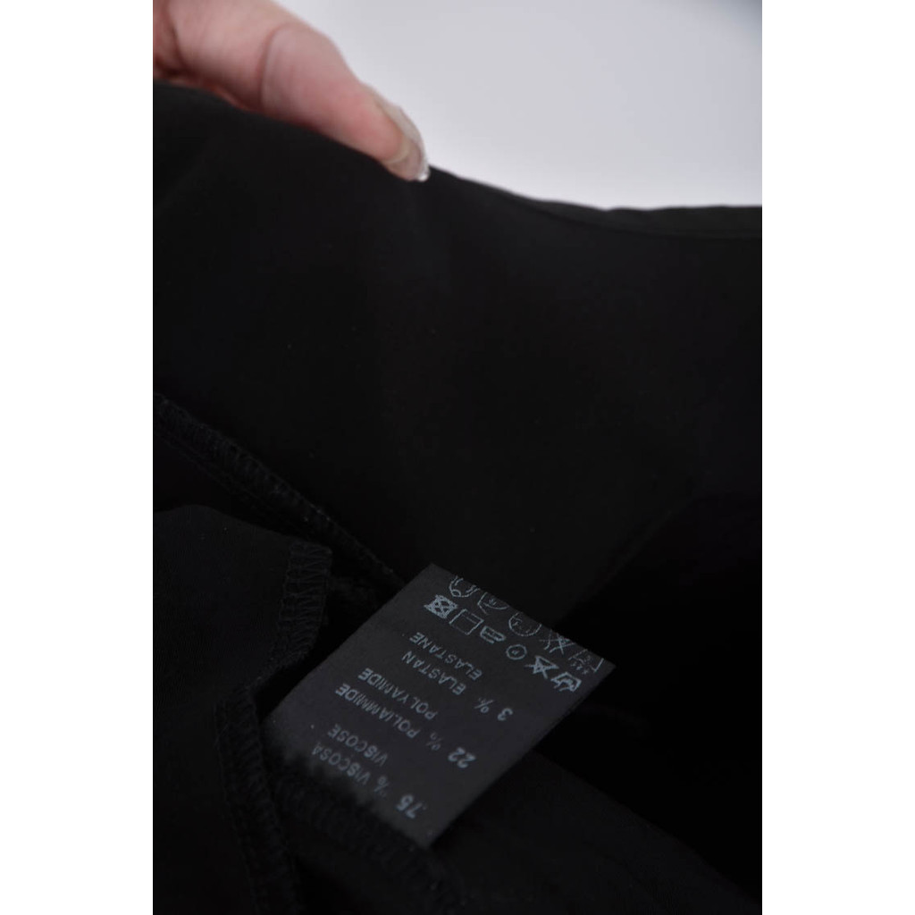 (M) liviana conti寬版黑色長褲二手衣, , large