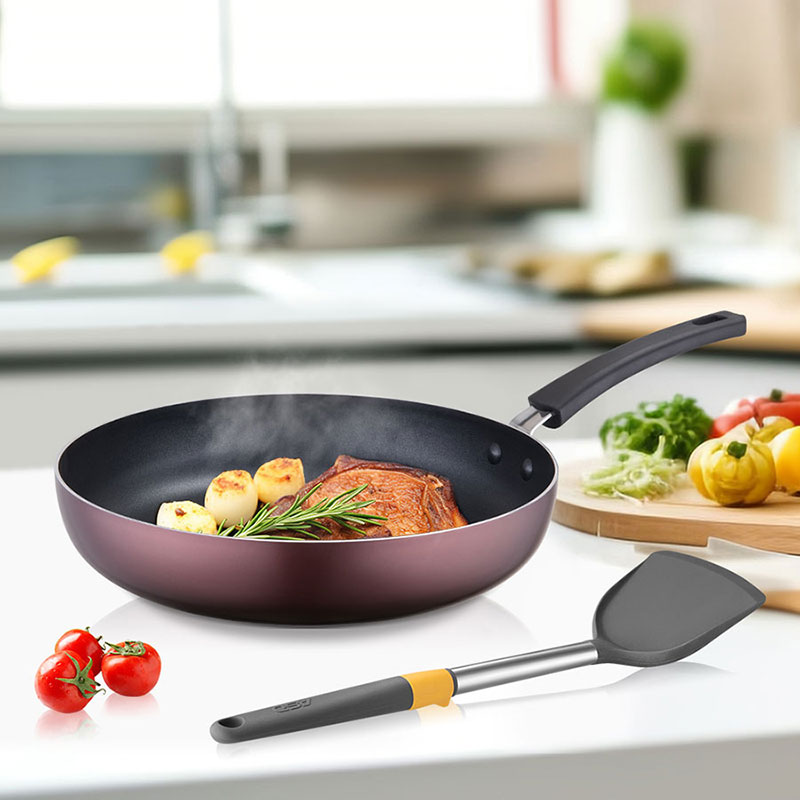 Non-stick frying pan with lid32cm, , large