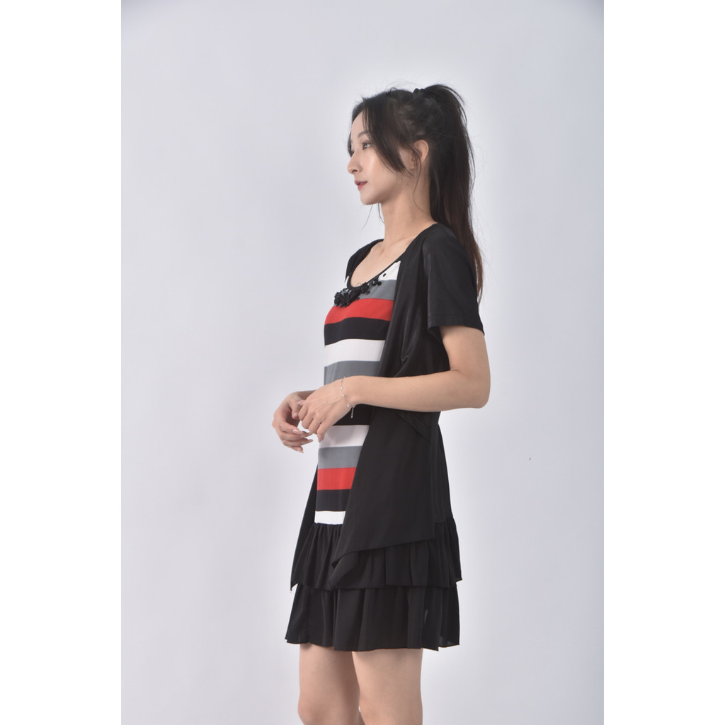 (S) i vicki圓領黑色洋裝二手衣, , large