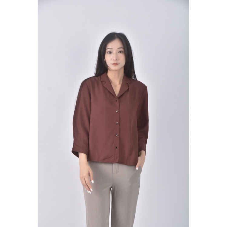 (S) dresseum質感紅色長袖上衣二手衣, , large