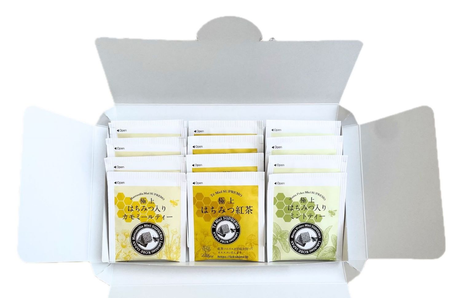 Lakshimi Premium Honey Tea Tasting 3 12 bags (Letter Packaging), , large