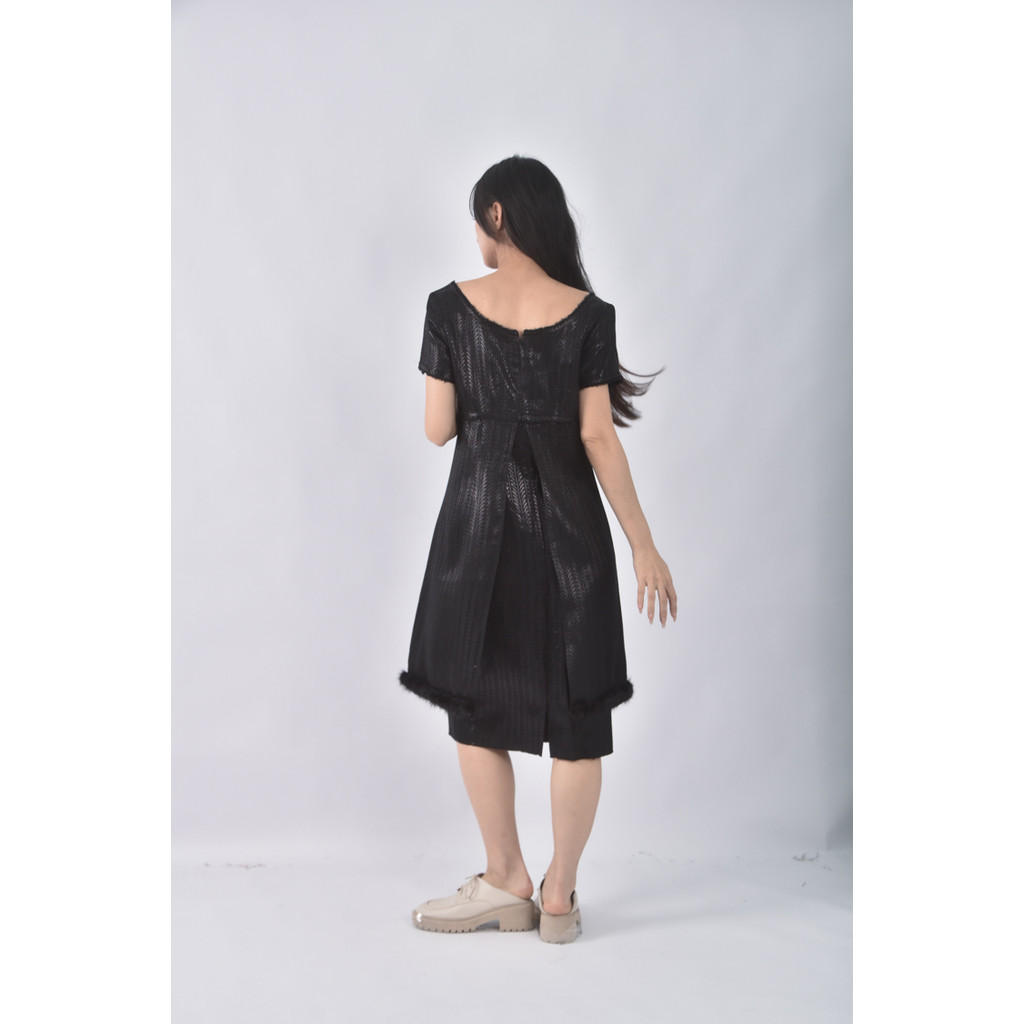 (S) anna sui蝴蝶結黑色洋裝二手衣, , large