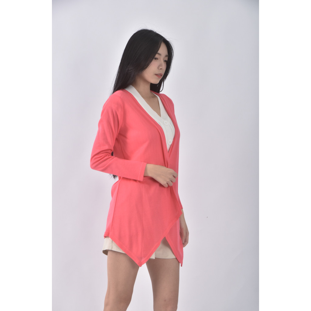 (F) obdesign螢光粉色罩衫二手衣, , large