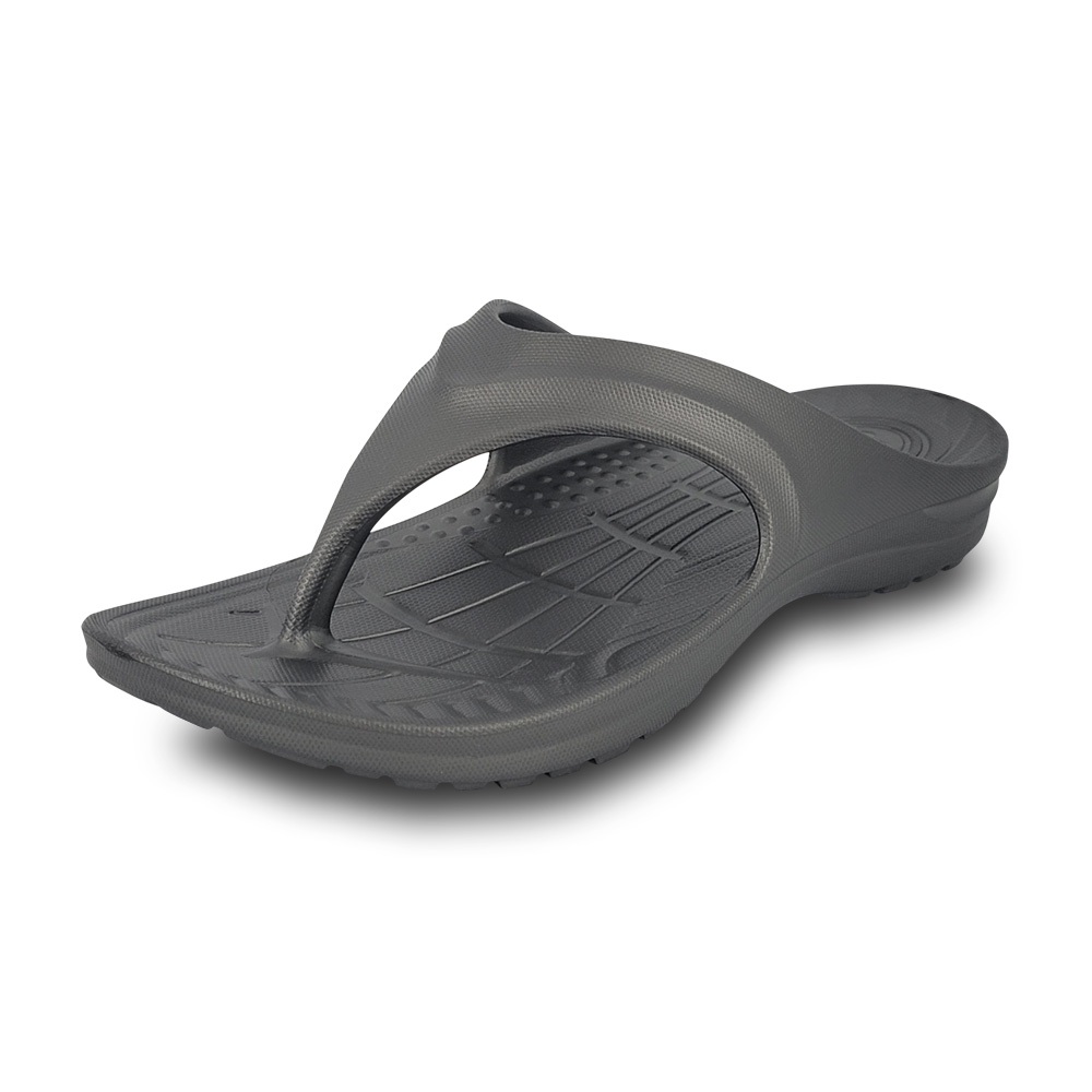 DIADORA迪亞多那 MIT健康機能運動拖鞋 夾腳拖 男鞋 台灣製造 一體成型 EVA 消臭 抑菌 排水 止滑 灰 藍, , large