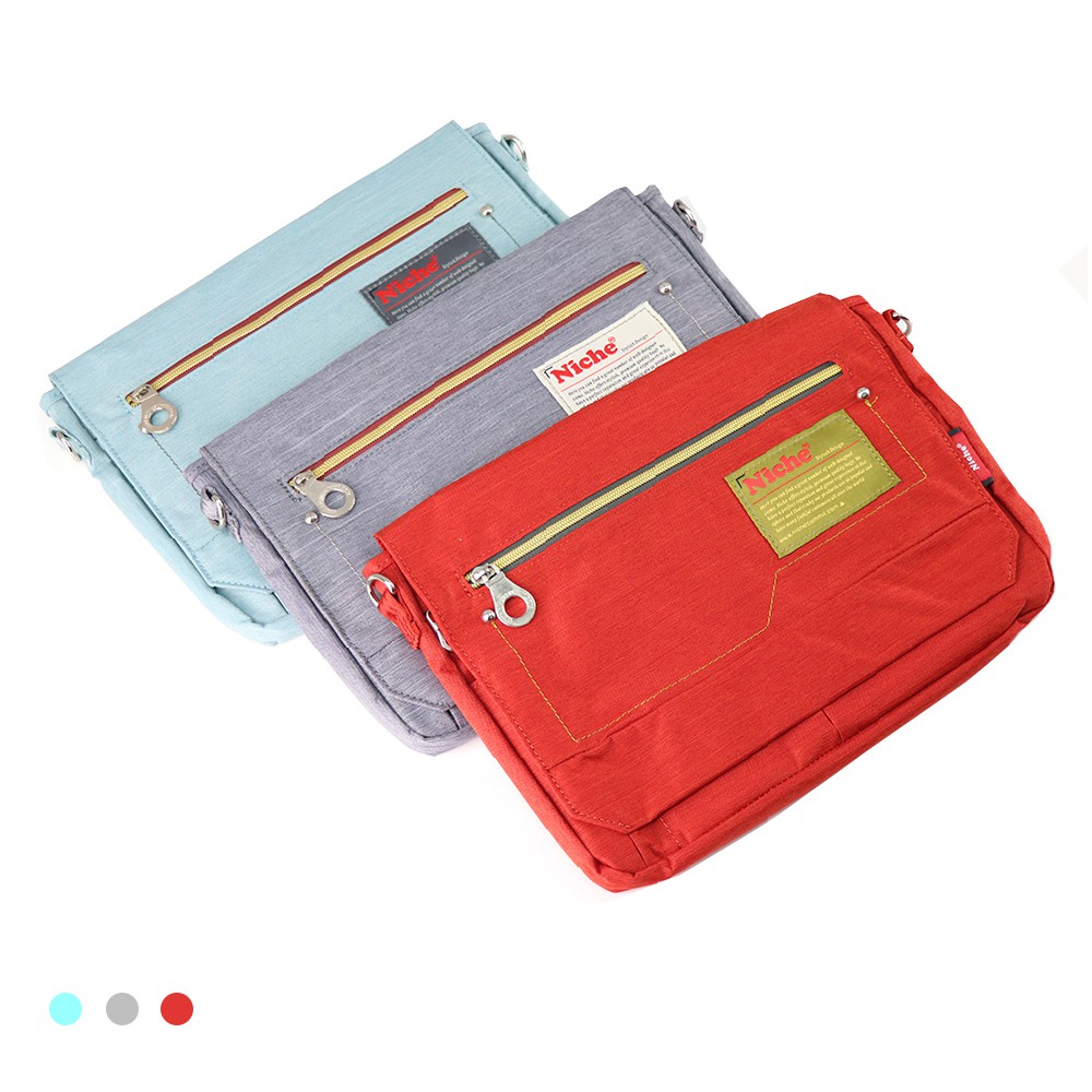 【Niche 樂奇】旅行休閒包 郵差包 信封包 男女側背小包 斜肩背包 (中) NCL-5319, , large