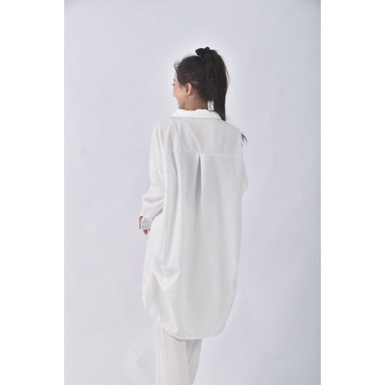 (XL) 【安于晴Charlene私服】質感白色襯衫上衣二手衣, , large
