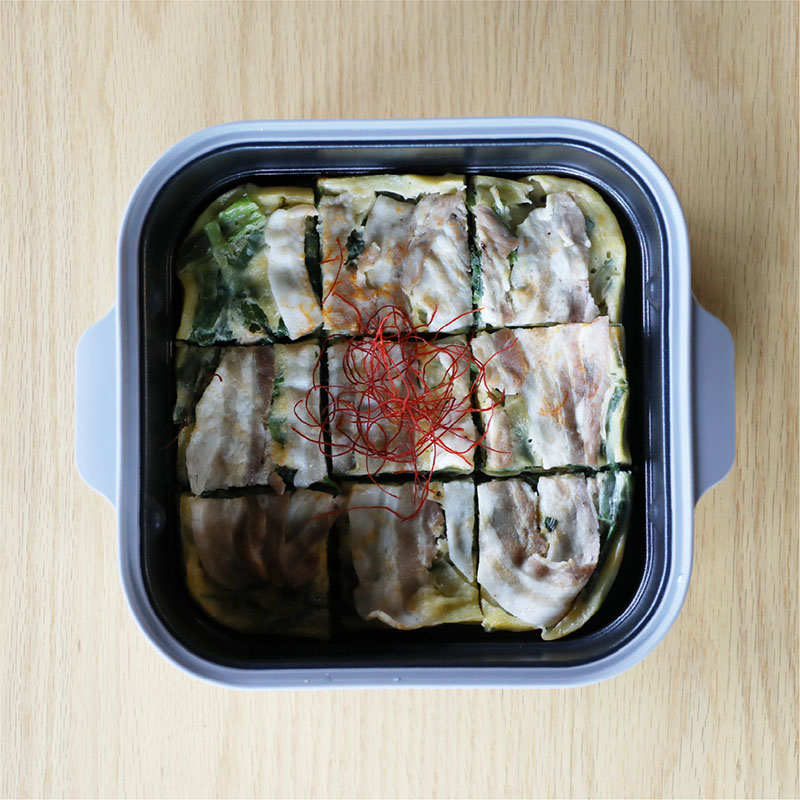 MICROWAVE OVEN GRILL PAN SQUARE 2 SIDES GRILLED, , large