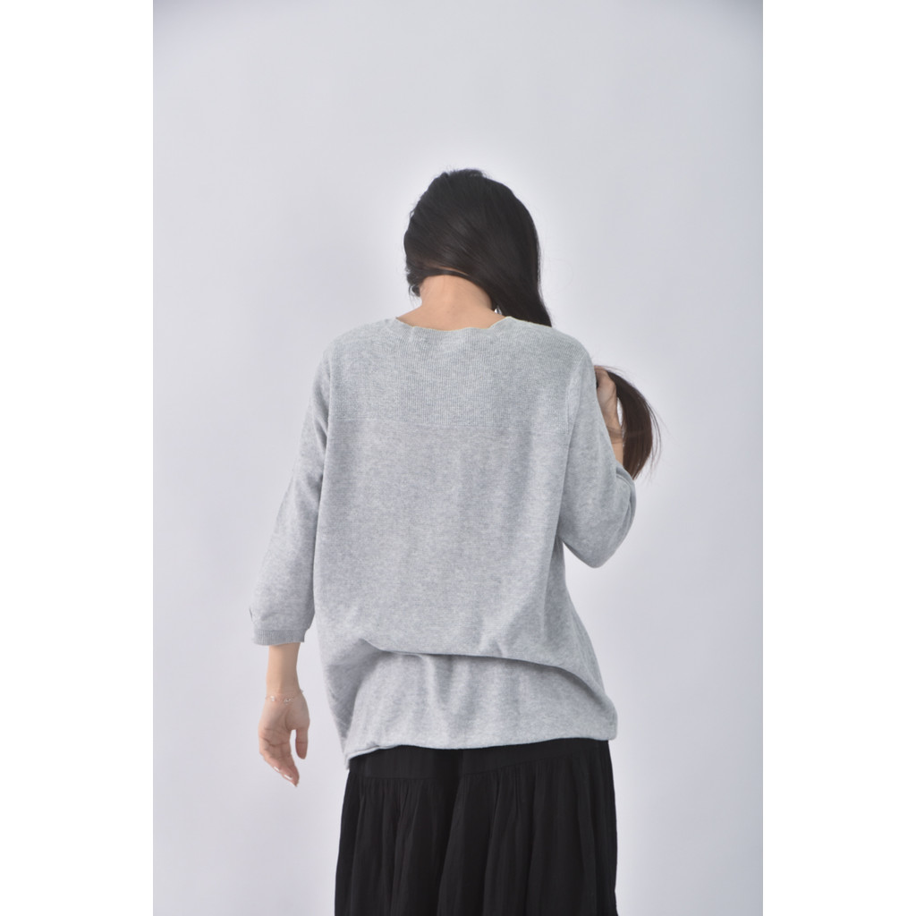 (XL) gap排扣灰色長袖上衣二手衣, , large