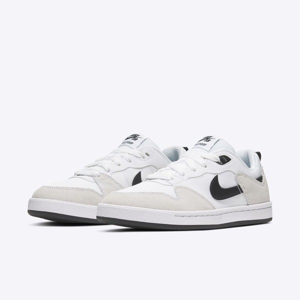Kixpress-Nike Wmns SB Alleyoop 女 滑板鞋 運動休閒鞋 緩震 舒適 白黑 [CQ0369-100], , large