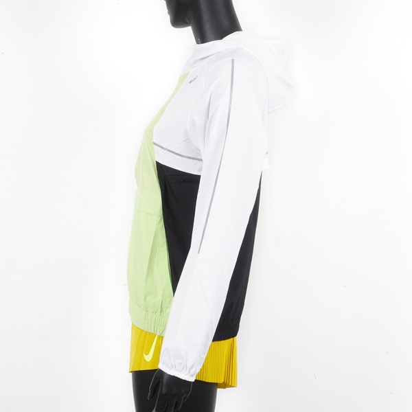 Asics Lite-Show Jacket 女 外套 連帽 海外版 運動 路跑 反光 白 [2012C365-100], , large