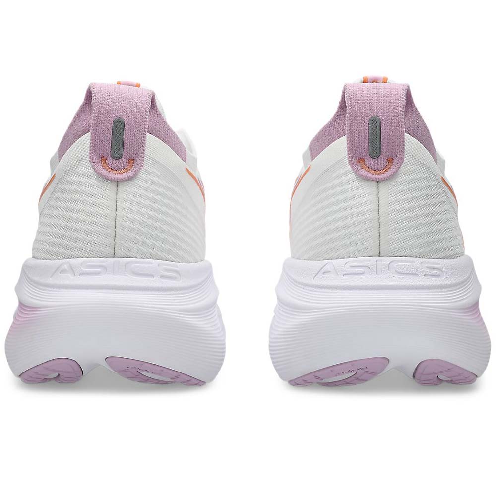[秉宸] ASICS GEL-NIMBUS 27 (D) 女慢跑鞋 橘粉白 寬楦 1012B752-101, , large