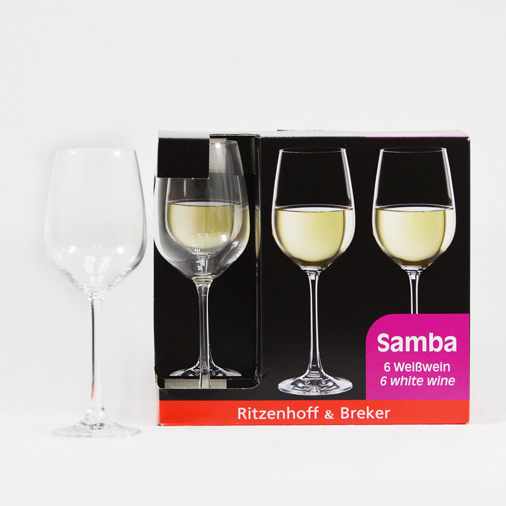 S/6 WHITE WINE GLASS, , large