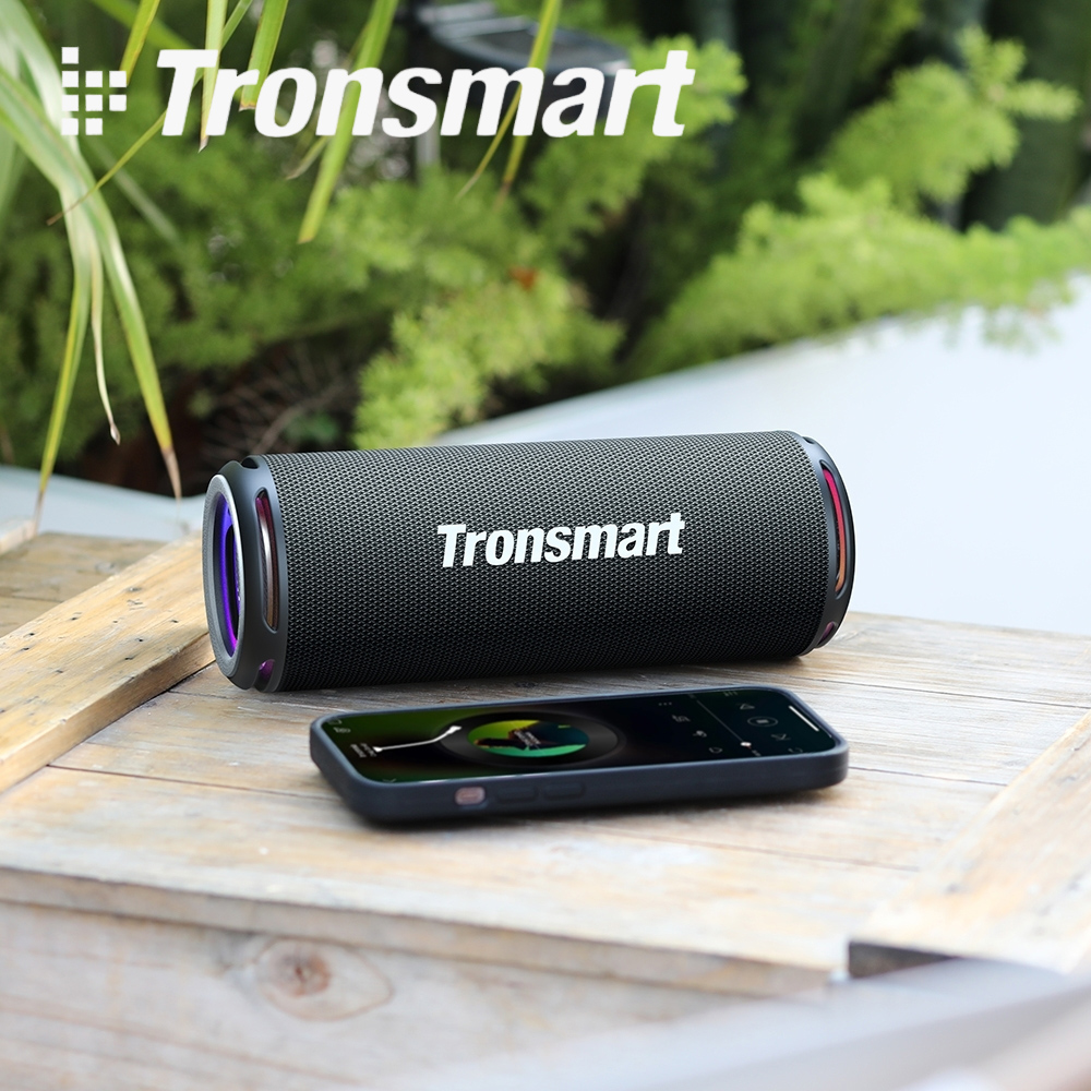 Tronsmart T7 Lite  黑色 藍牙喇叭 強勁低音音響 超便攜戶外喇叭 防水喇叭 燈光音箱, , large
