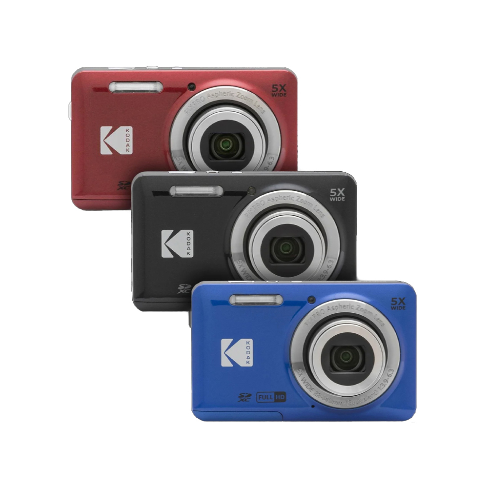 [KODAK] PIXPRO FZ55 數位相機-藍 公司貨+64G柯達記憶卡, , large