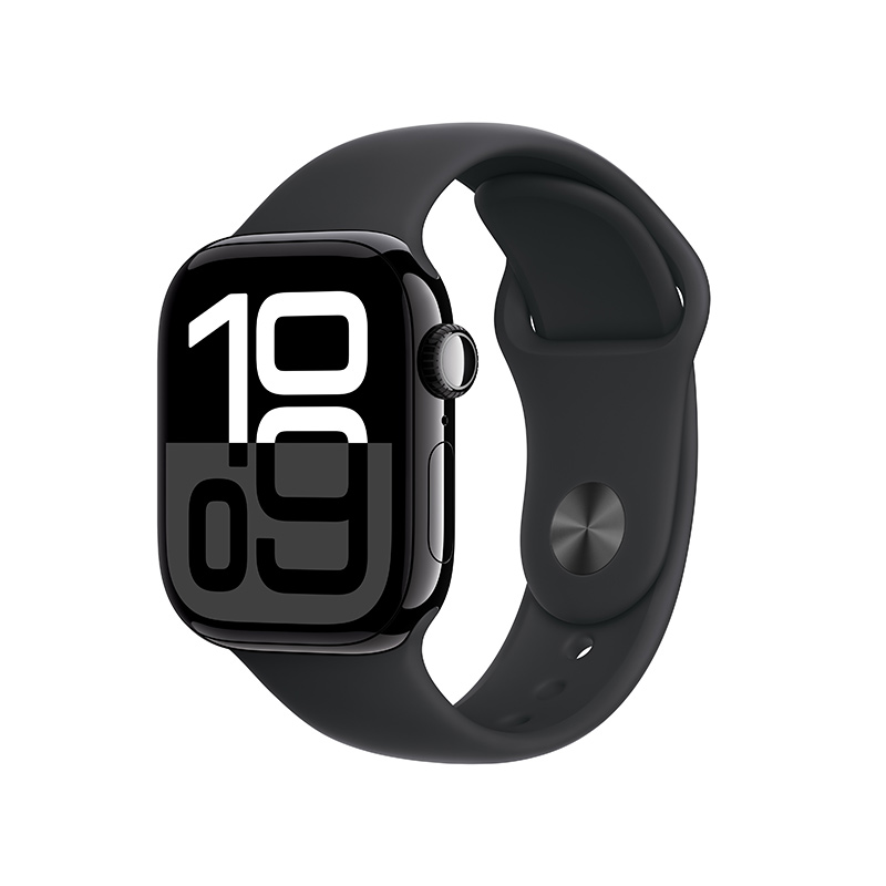 Apple Watch Series 10 GPS 42mm Jet Black, , large