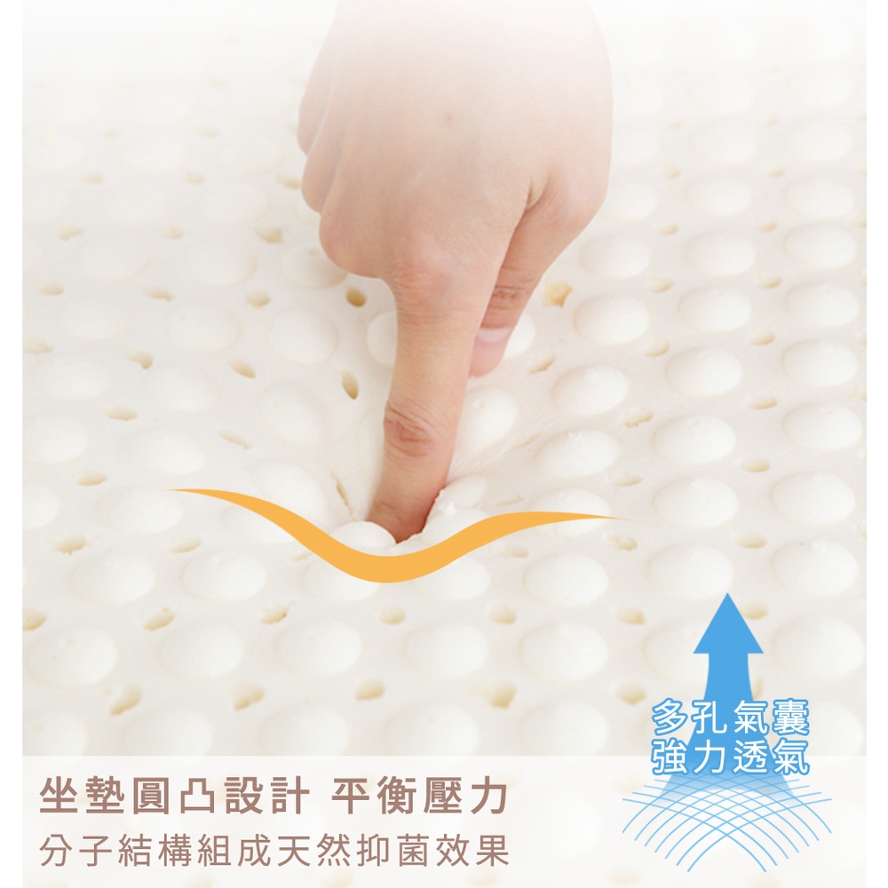 【格藍傢飾】諾菈舒適乳膠坐墊 座墊 辦公室開學, , large