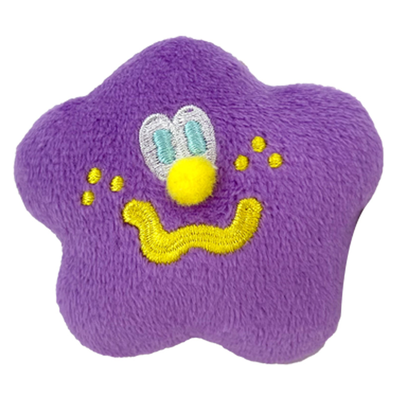 [九越]KINGJUN絨毛別針飾扣-病毒花, , large