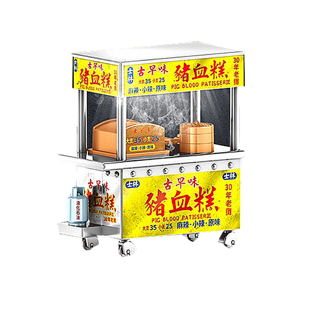 【啾愛你】仿真夜市攤車小夜燈-台灣小吃攤豬血糕, , large