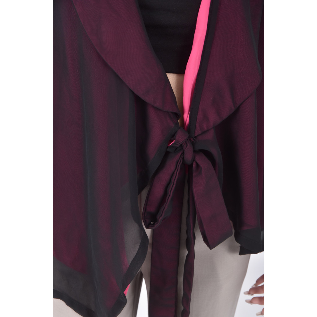 (S) jong chai紡紗粉色罩衫二手衣, , large