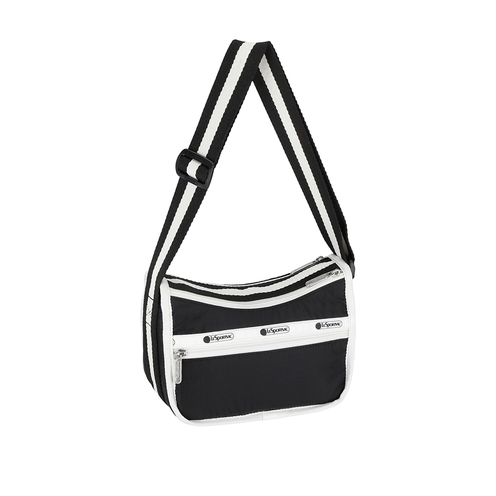 |快速出貨|Lesportsac Small Everyday Bag 小型斜背包 -滾邊夜幕黑, , large