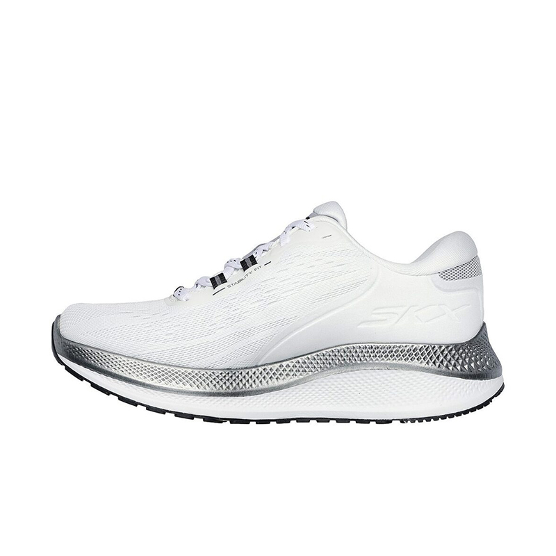 [KIXPRESS]Skechers Go Run Persistence 2 男 慢跑鞋 運動 路跑 碳板 白黑 [246084WBLK], , large