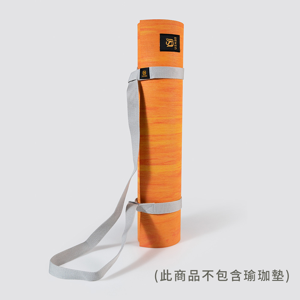 USHaS 丨grey Yoga Storage Rope(160x3x0.2cm), , large