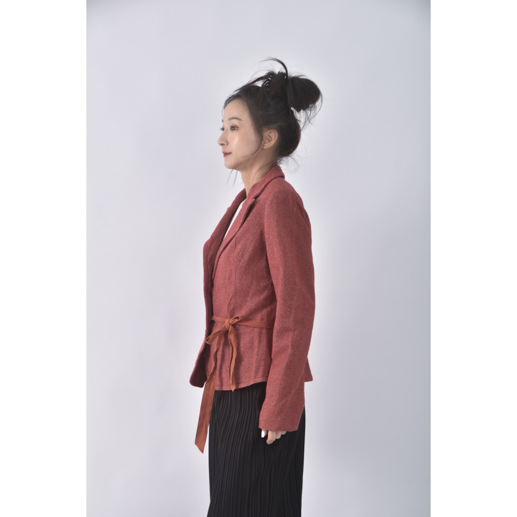 (S) u db質感西裝紅色外套二手衣, , large