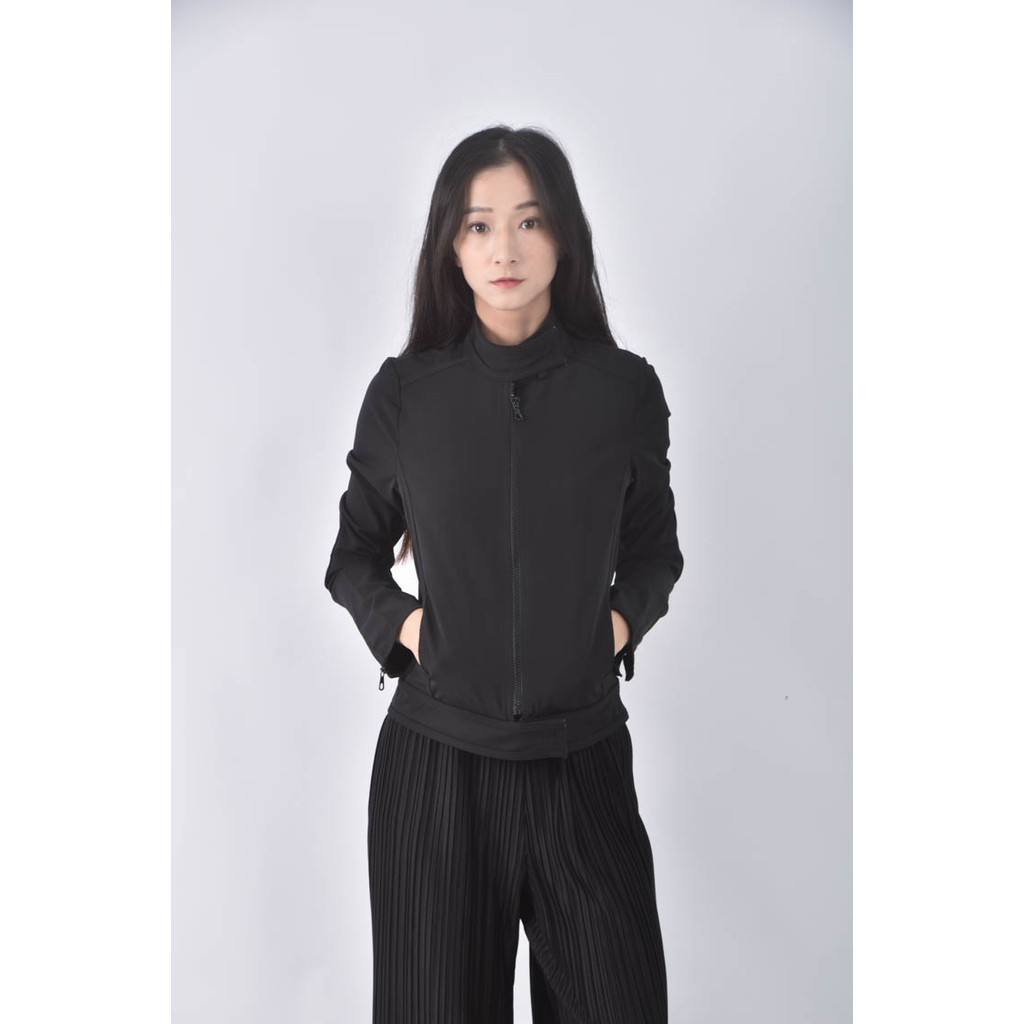 (S) ice拉鍊黑色外套二手衣, , large