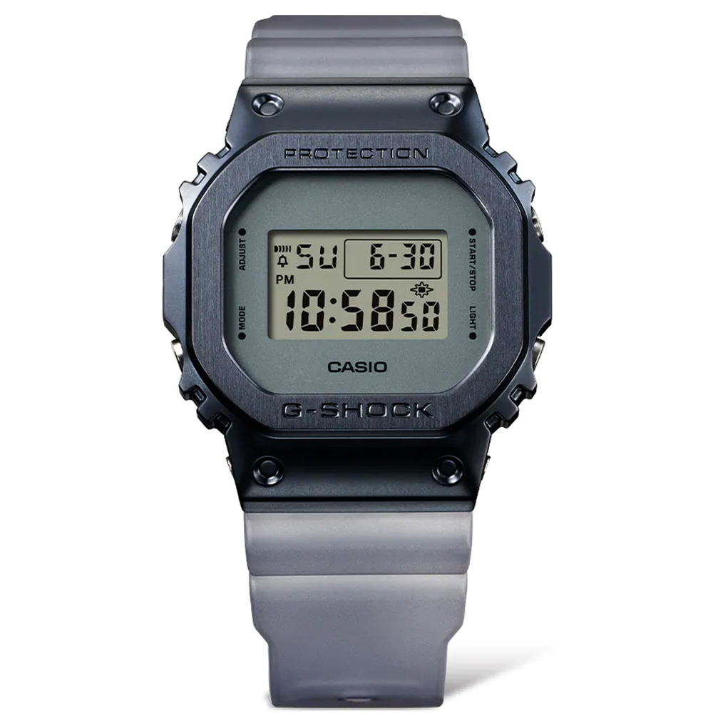 CASIO 卡西歐 G-SHOCK 霧灰漸層 半透明電子錶 GM-5600MF-2, , large