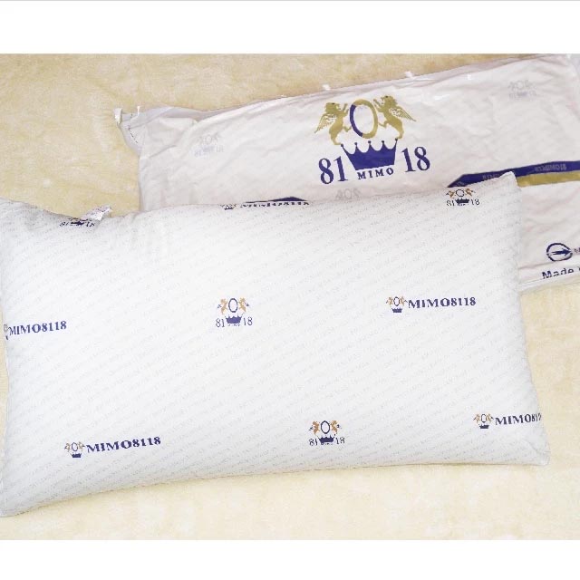 [Kaimei Cotton] Made in Taiwan. Hotel-grade pillow with balanced support. Premium 8118 compressed fill. Anti-mite & antibacterial protection., , large