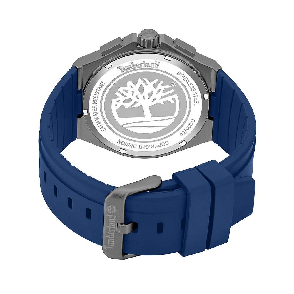 Timberland 天柏嵐 QUONSET系列 冒險精神 三眼多功能腕錶 手錶-藍 TDWGQ0075001, , large